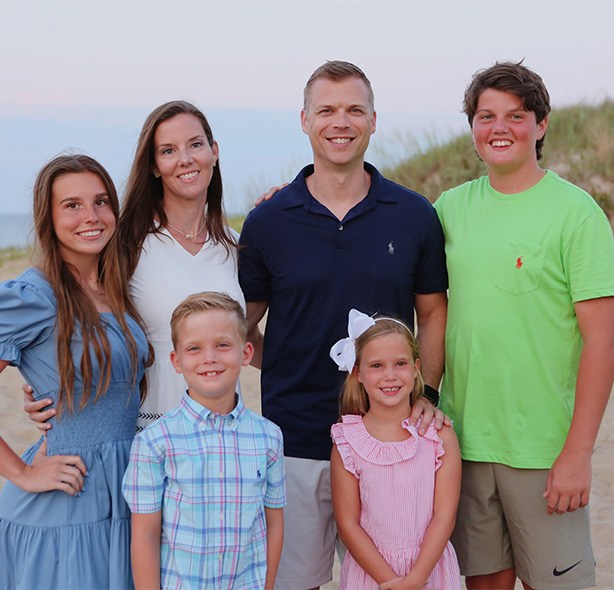Katy Texas wisdom tooth dentist Cade Foust D D S and his family